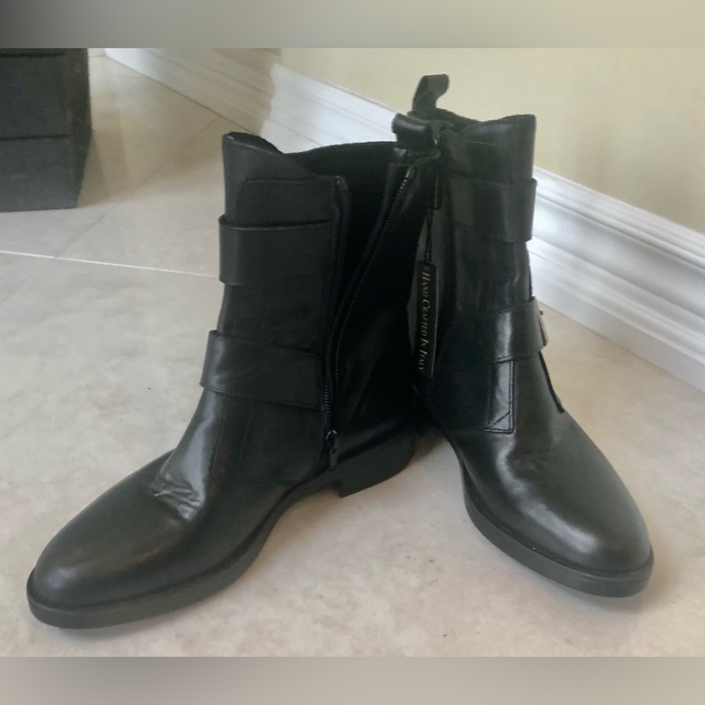 NWT Emanuele Crasto Motorcycle Boots
